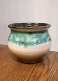 Glazed pottery bowl