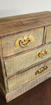 Wooden storage drawers