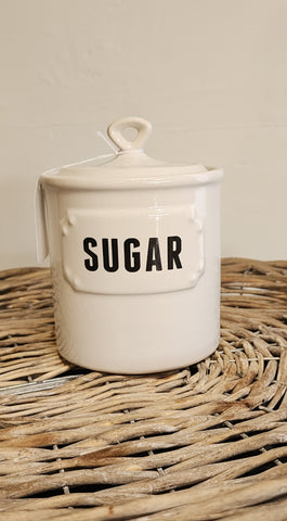 CASA DOMANI sugar stoneware jar