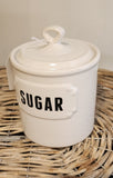 CASA DOMANI sugar stoneware jar