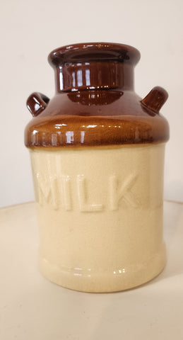 Duel side Stoneware milk crock