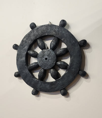 Ship wheel decor