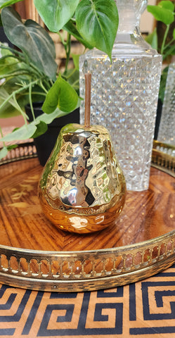 Gold decorative pear