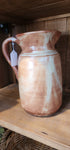 Beautiful 'stamped' ceramic pitcher