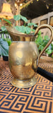 Vintage hammered brass small jug
