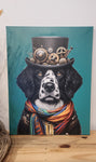 Diego dog canvas art