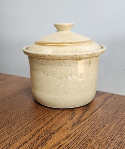 Margerine pottery dish