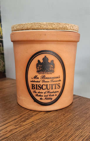 Terracotta Biscuit Jar