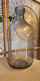Smokey colour glass bottle