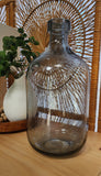 Smokey colour glass bottle