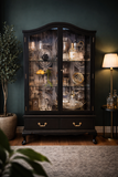 Black drinks/display cabinet