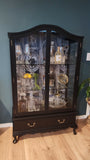 Black drinks/display cabinet