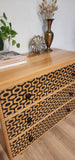Retro rimu drawers