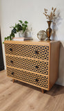 Retro rimu drawers
